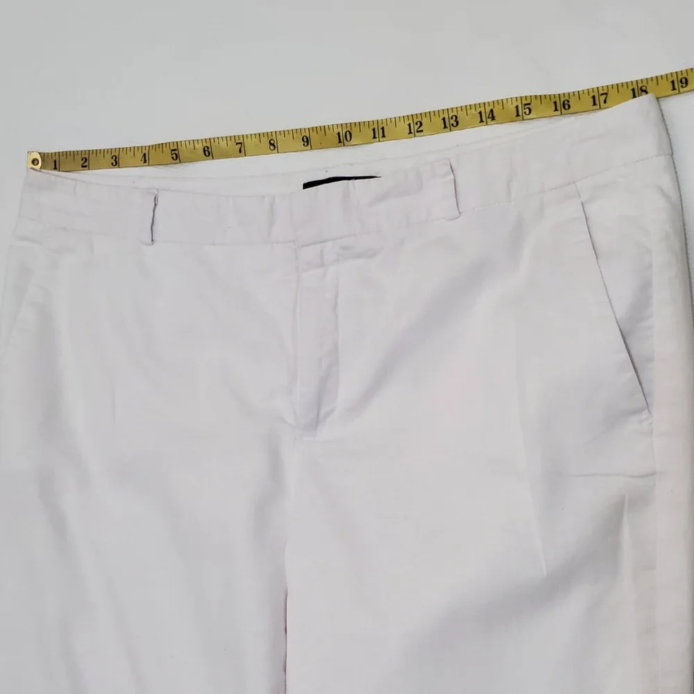 Banana Republic Avery Linen Blend Straight Crob Leg Lined Pants  14